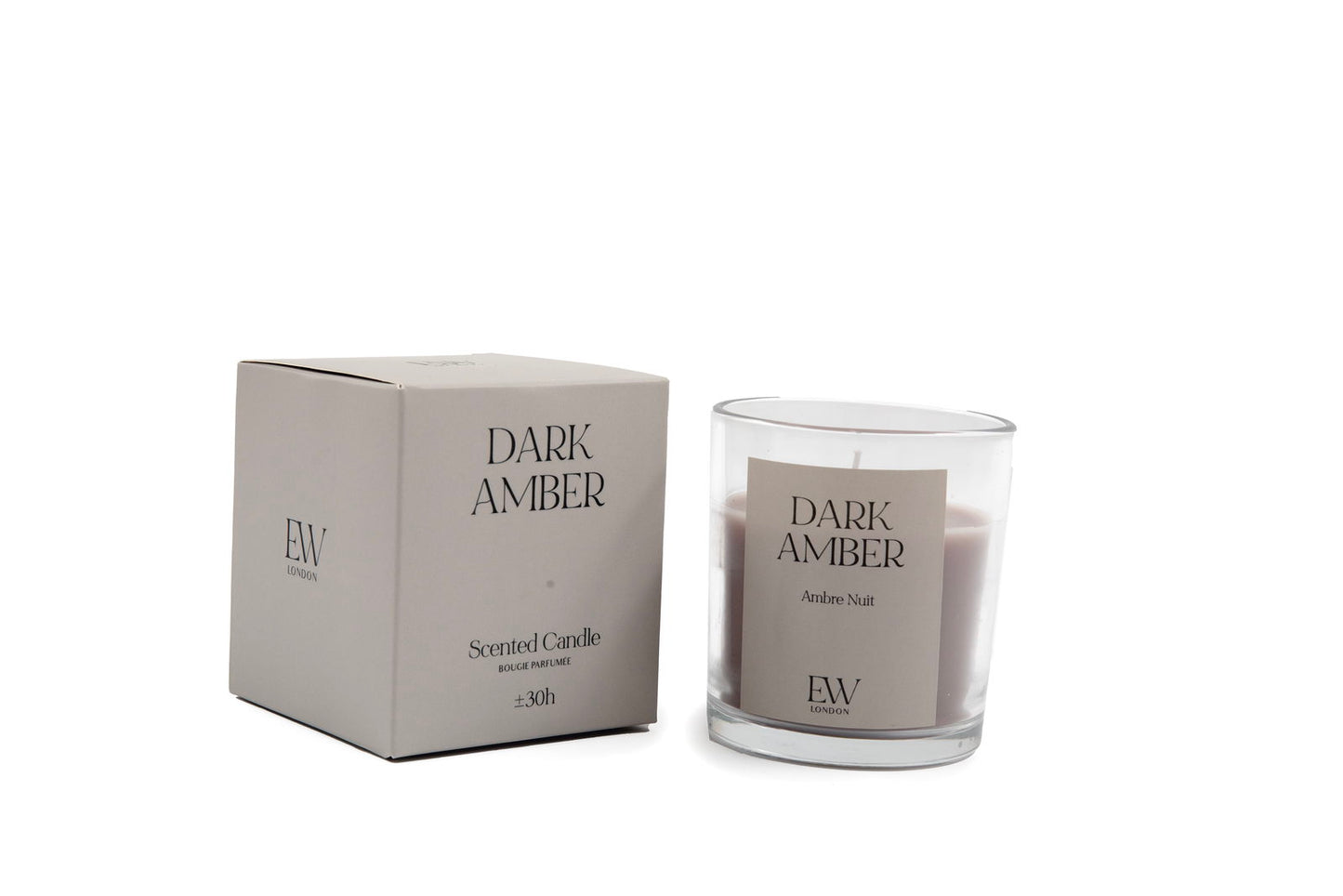 Dark Amber Scented Candle - Perfect Gift for Aromatherapy Lovers