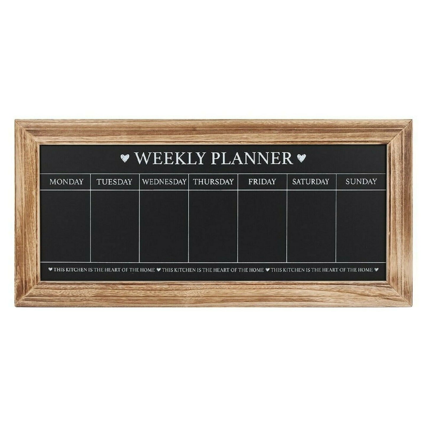 Chalkboard Weekly Planner Reusable Dry Erase Calendar Perfect for Home Office
