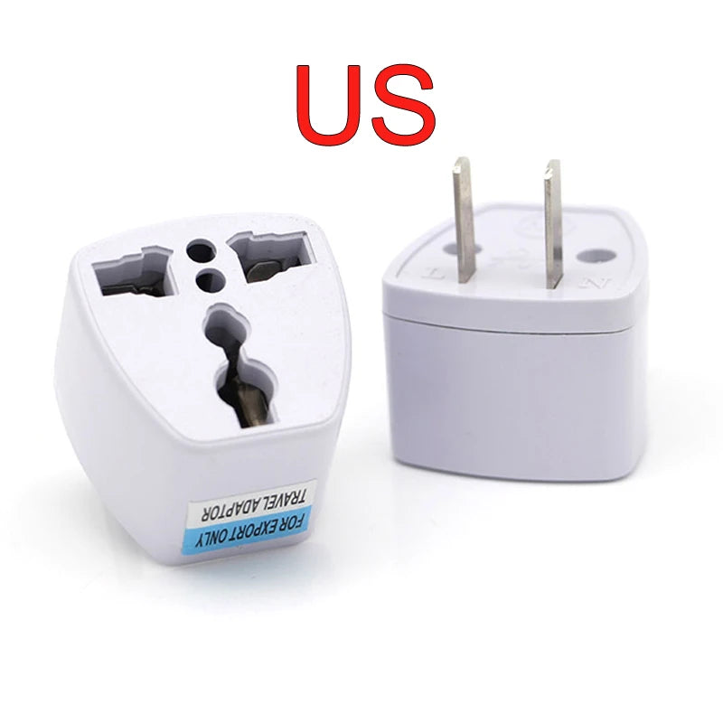 1PC Universal US UK AU to EU Plug Adapter - USA/Europe Travel Converter
