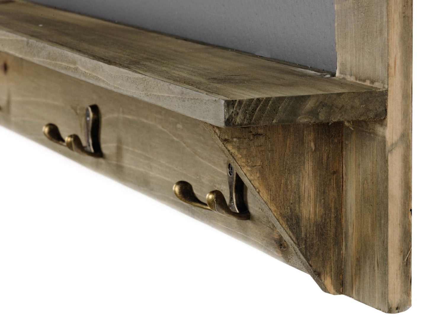 Blackboard with 3 Hooks 79x70cm Perfect for Home Decor & Organization