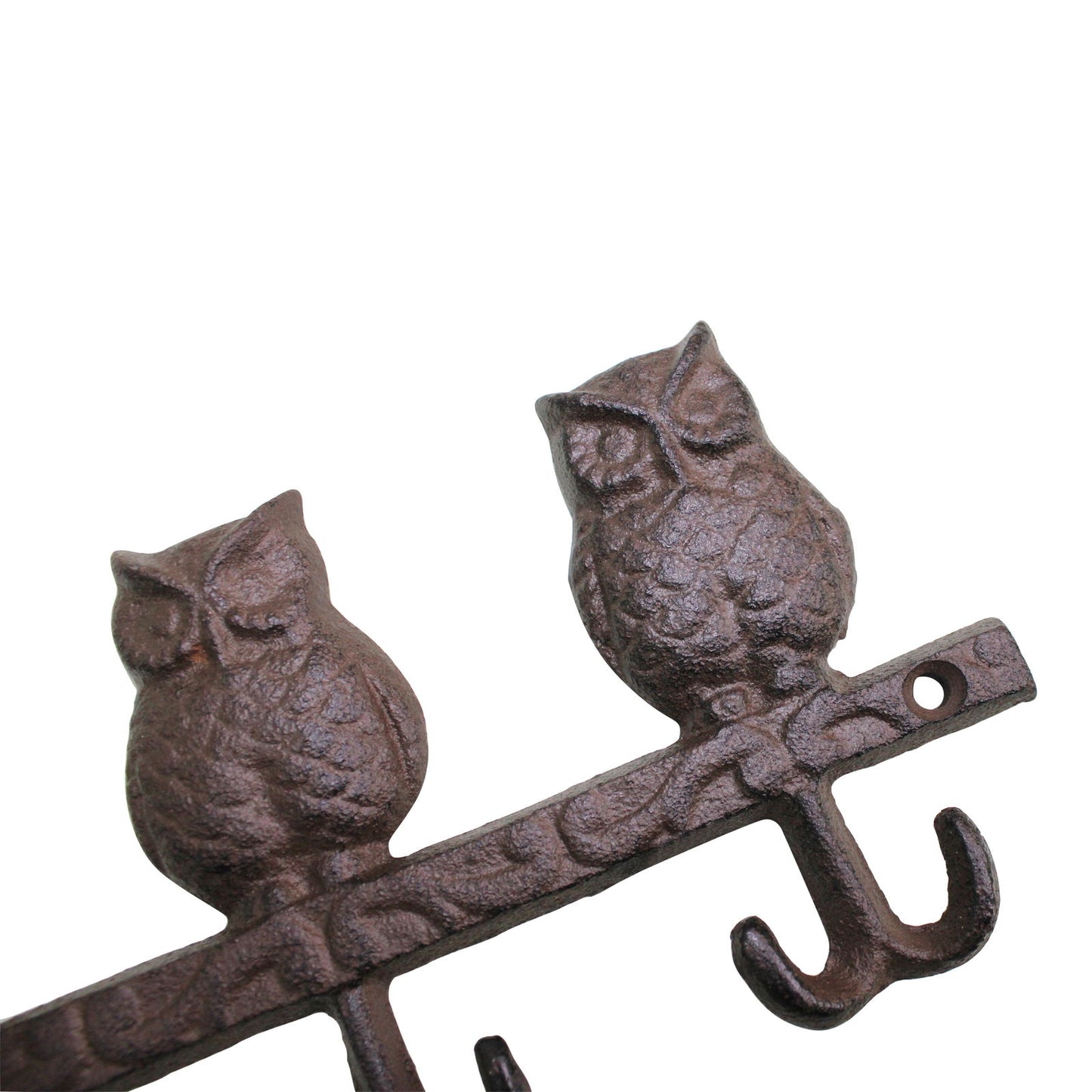 Rustic Cast Iron Owl Wall Hooks Decorative Home Decor Unique Wall Hangers