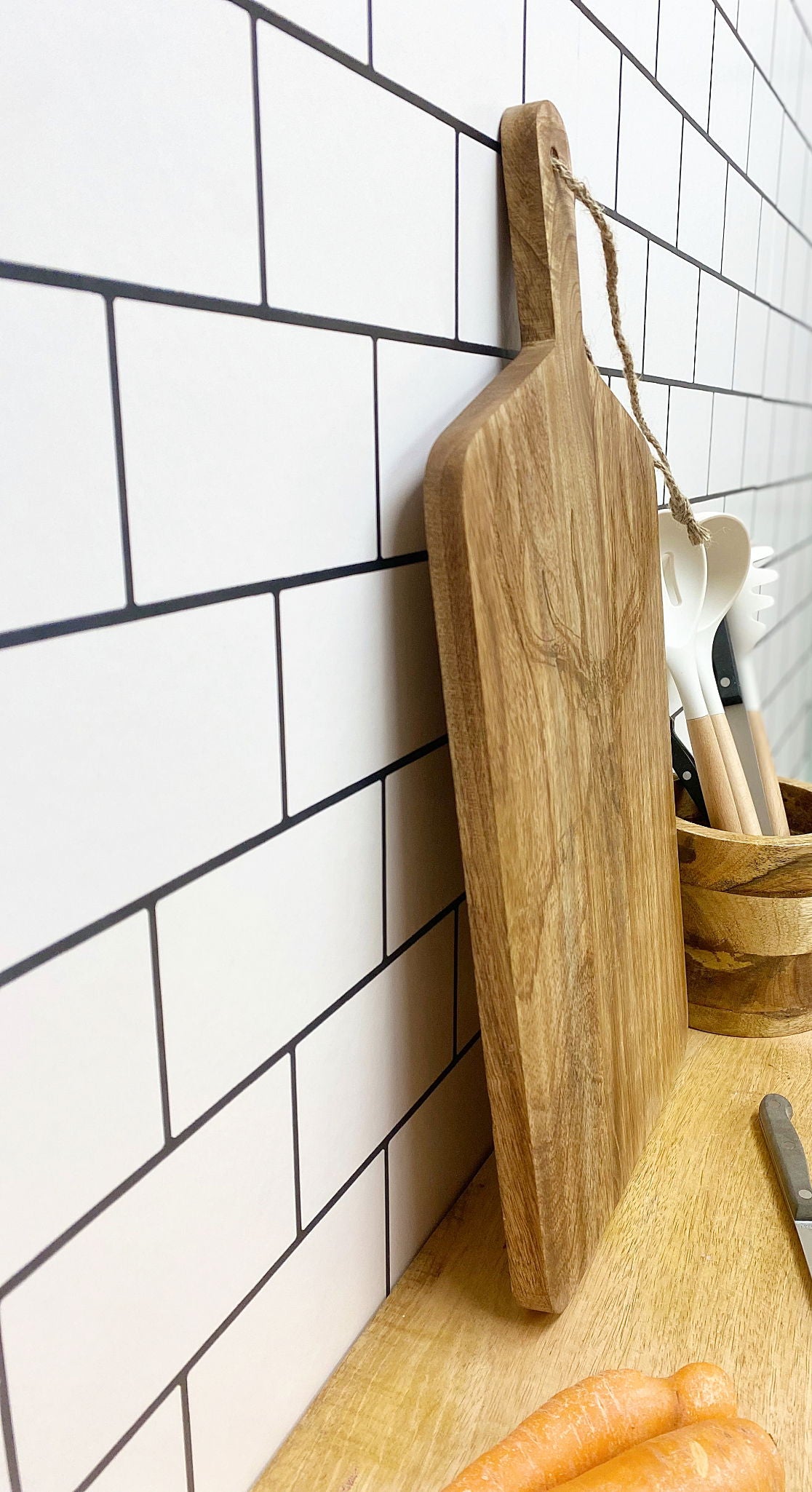 Personalized Engraved Stag Chopping Board Unique Gift for Home Chefs