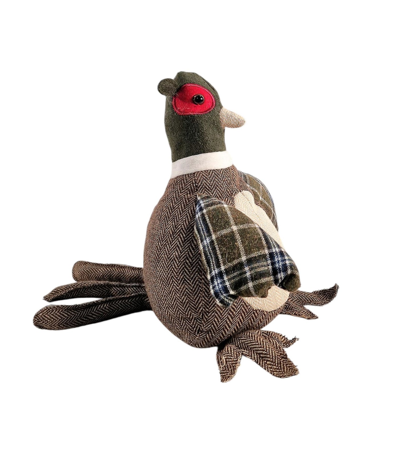 Fabric Pheasant Door Stop Decorative Home Accent Unique Gift Idea