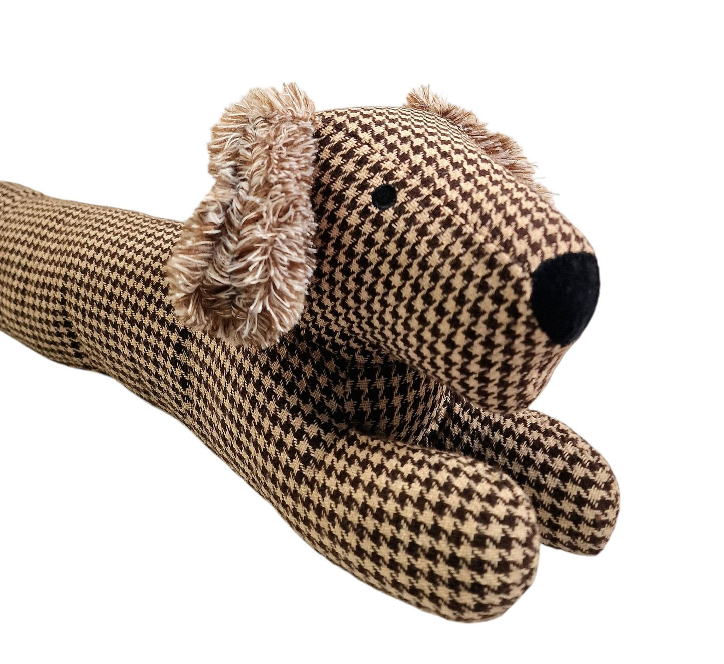 Sausage Dog Draft Excluder Brown 85cm Pet Accessory Home Insulation