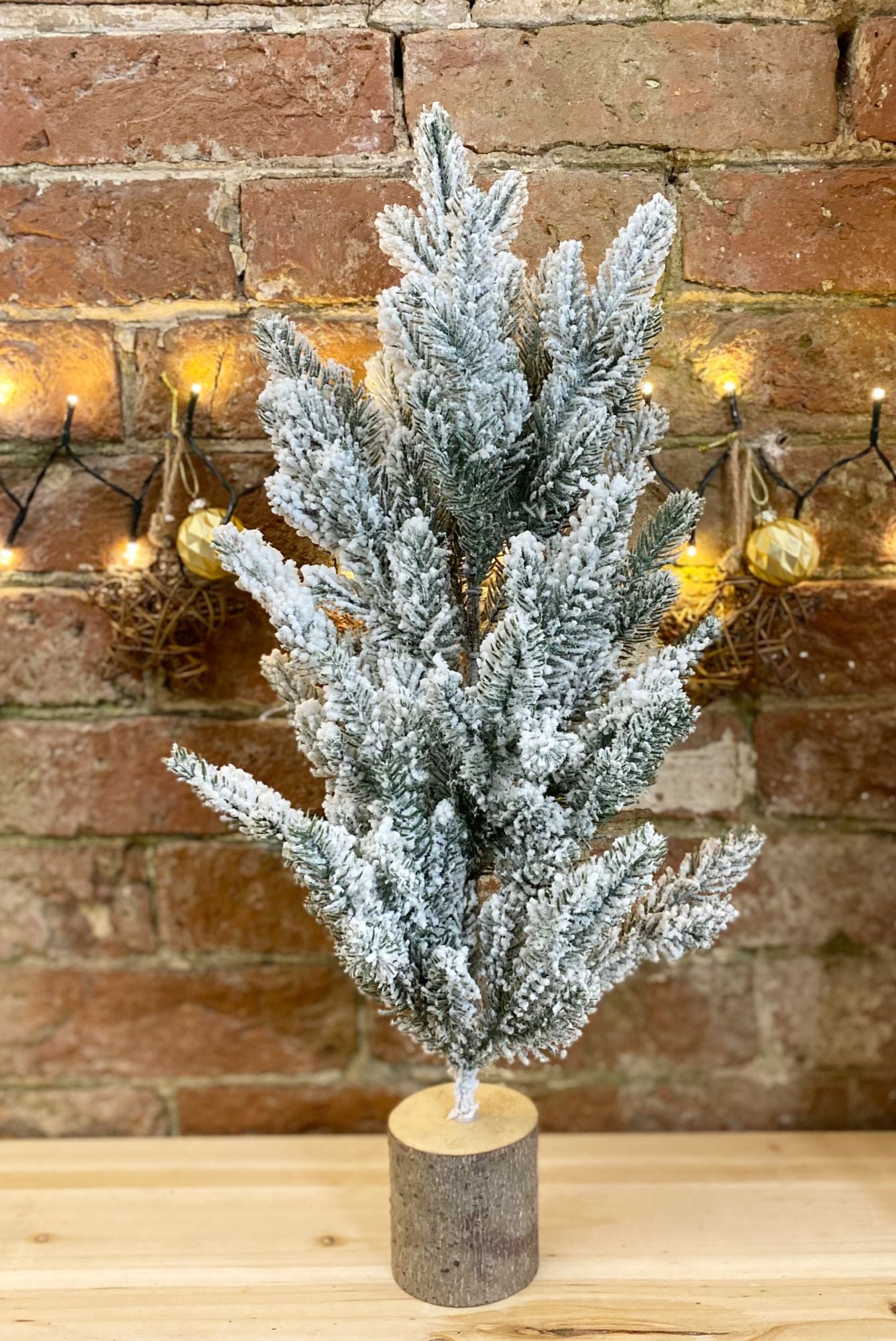56cm Tall Frosted Christmas Tree Perfect Holiday Decoration