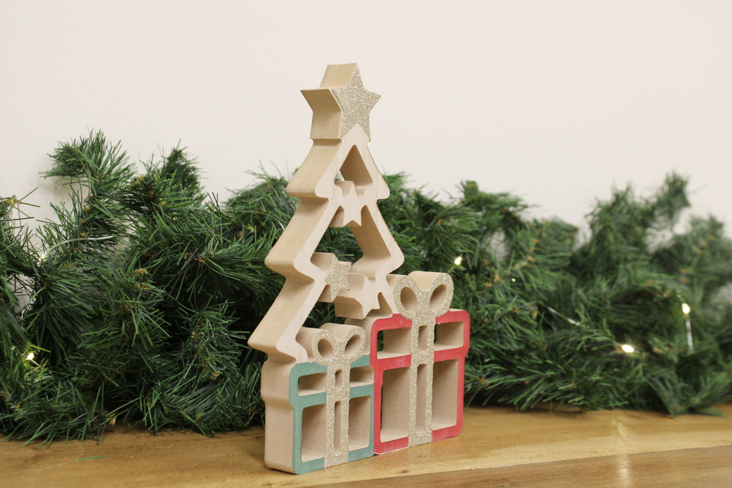 Christmas Tree with Gifts Holiday Decorations Festive Ornaments and Seasonal