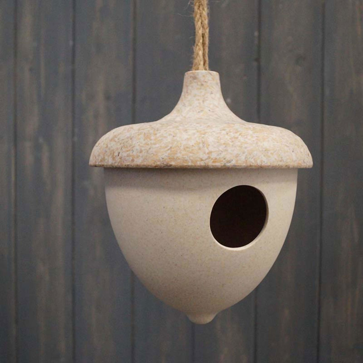 Natural Bamboo Birdhouse - Perfect for Garden Decor