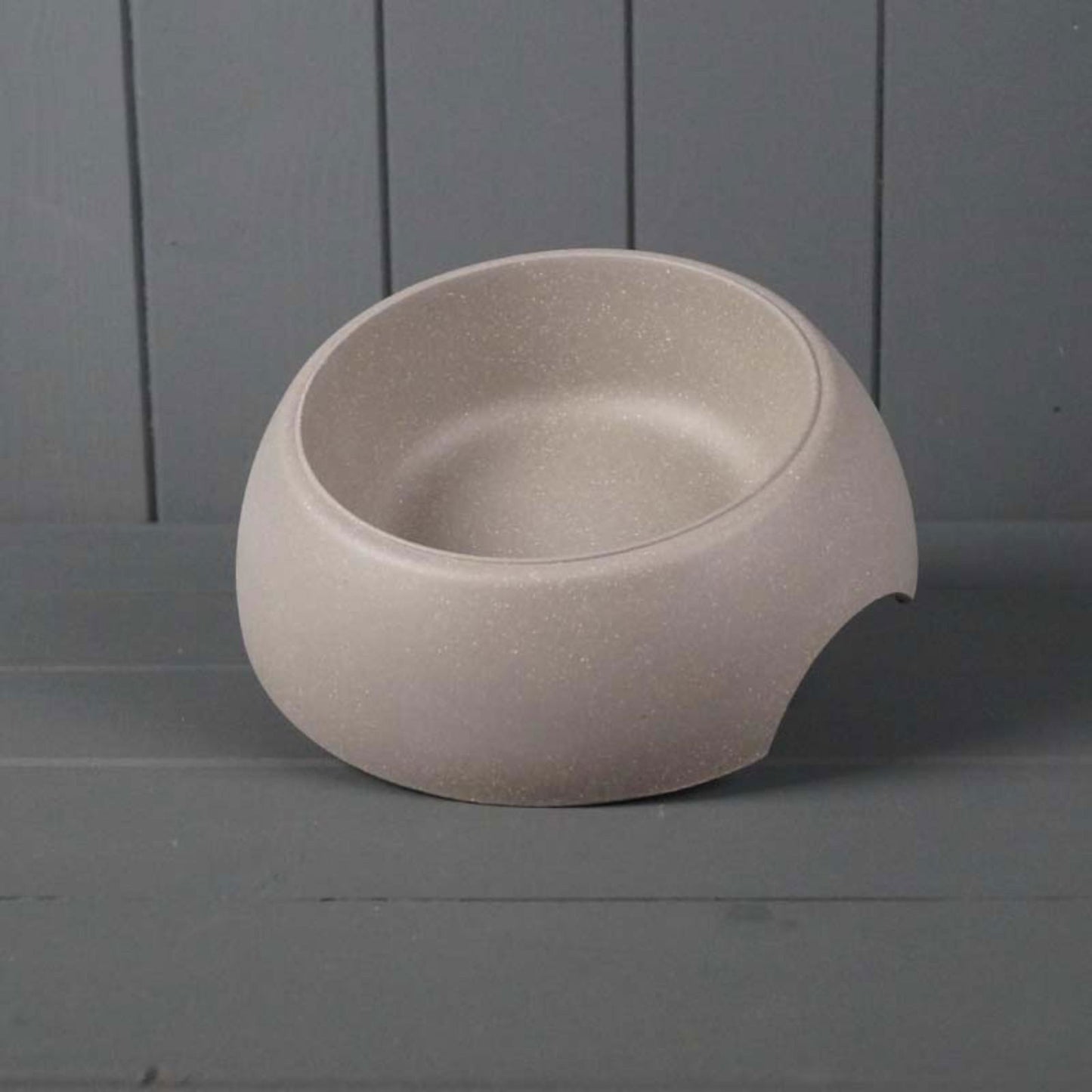 Eco Friendly Straw Pet Bowl 18cm Earthy Design for Dogs and Cats