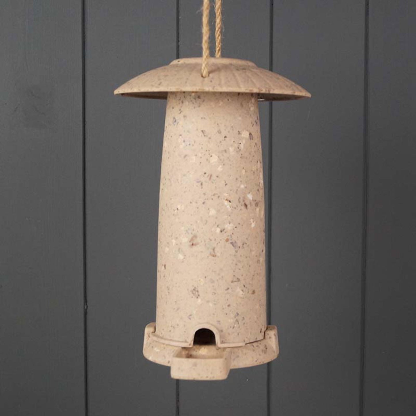 Premium Earthy Seed Feeder for Birds - Coffee Color, Durable & Stylish