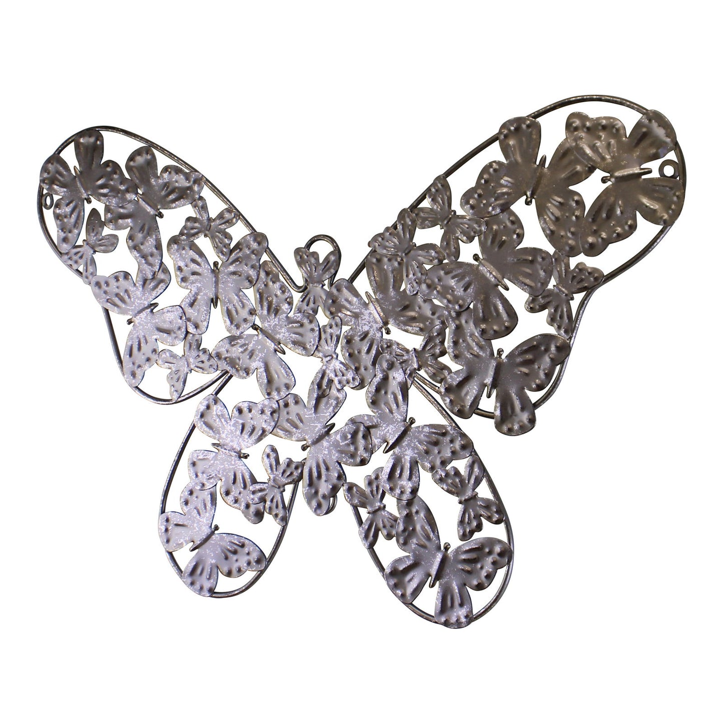 Small Silver Butterfly Wall Decor Metal Design for Home
