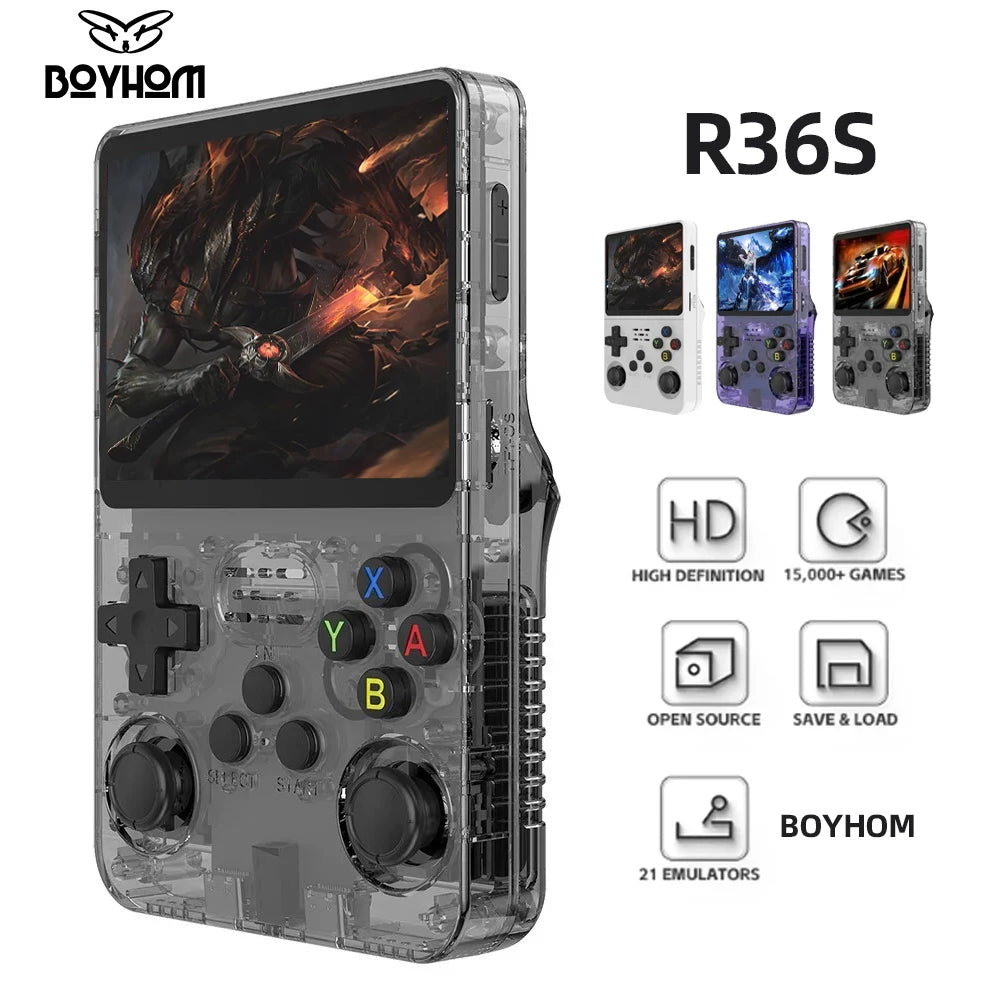 R36S Retro Handheld Video Game Console IPS 10000+ Games 3200mAh