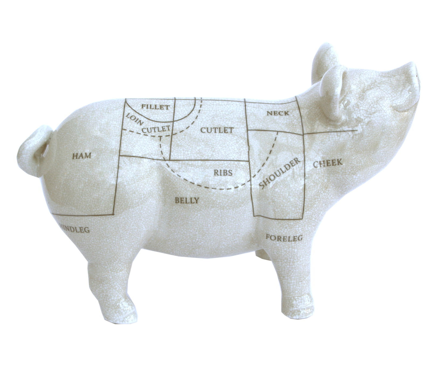 Handcrafted Ceramic Pig Ornament 32cm Unique Home Decor Perfect Gift