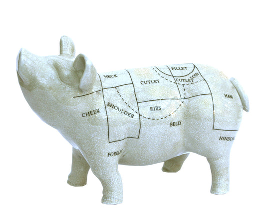 Handcrafted Ceramic Pig Ornament 32cm Unique Home Decor Perfect Gift