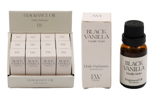 Black Vanilla Scented Oil 15ml Tube for Aromatherapy Burner