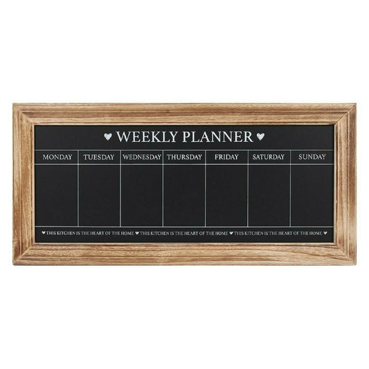 Chalkboard Weekly Planner Reusable Dry Erase Calendar Perfect for Home Office