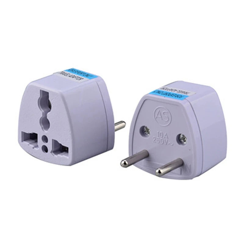 1PC Universal US UK AU to EU Plug Adapter - USA/Europe Travel Converter