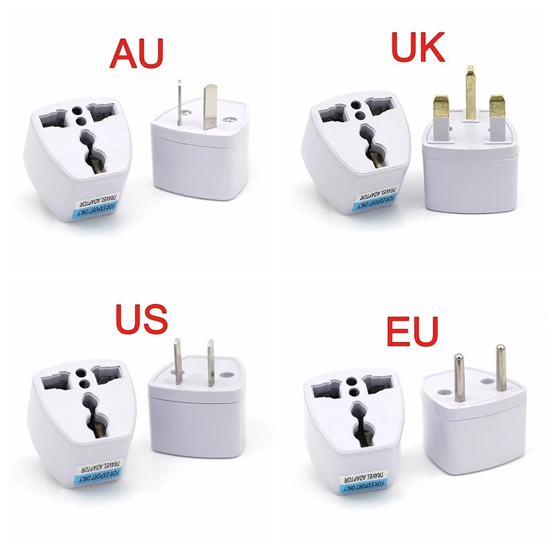 1PC Universal US UK AU to EU Plug Adapter - USA/Europe Travel Converter
