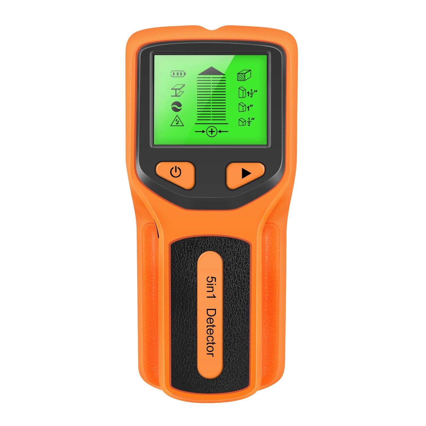 5-in-1 Wall Scanner | Stud, Metal, AC Wire & Thickness Detector | LCD Backlight