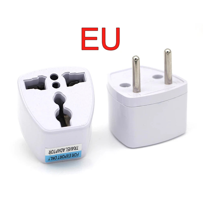 1PC Universal US UK AU to EU Plug Adapter - USA/Europe Travel Converter