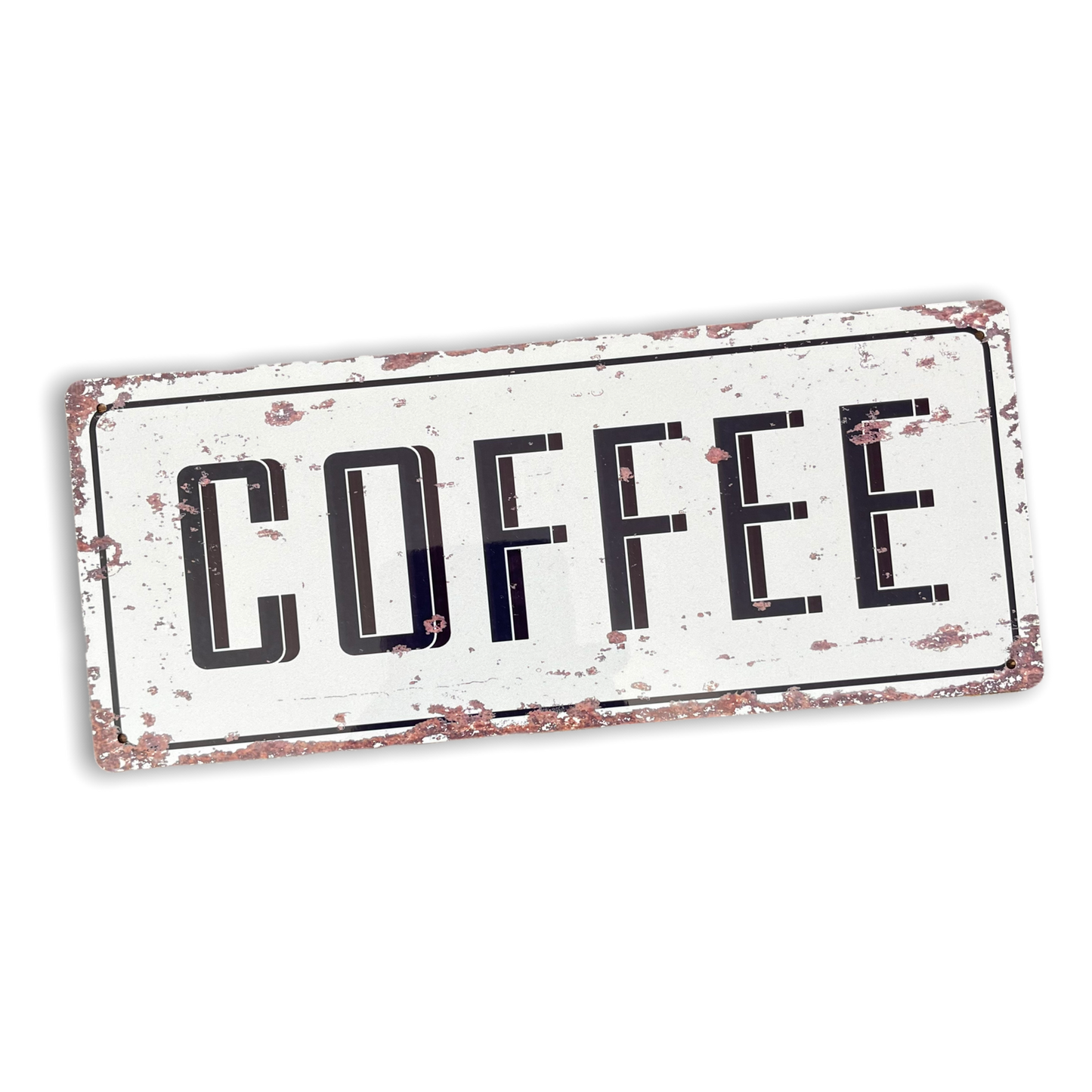 Vintage Retro Coffee Metal Wall Sign Perfect for Home Decor