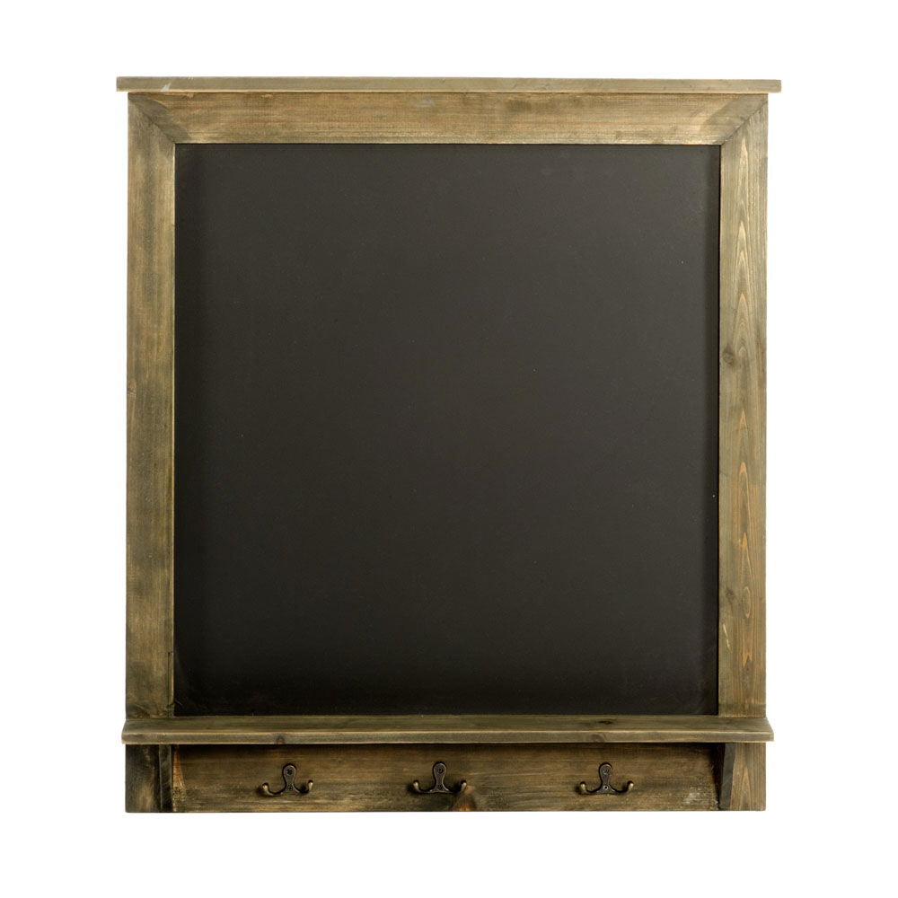 Vintage Chalkboard with Hooks - Perfect for Home Decor and Organization