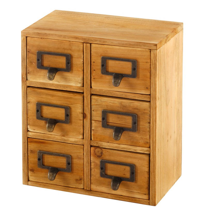 Storage Drawers 6 Drawer Organizer for Home & Office Storage