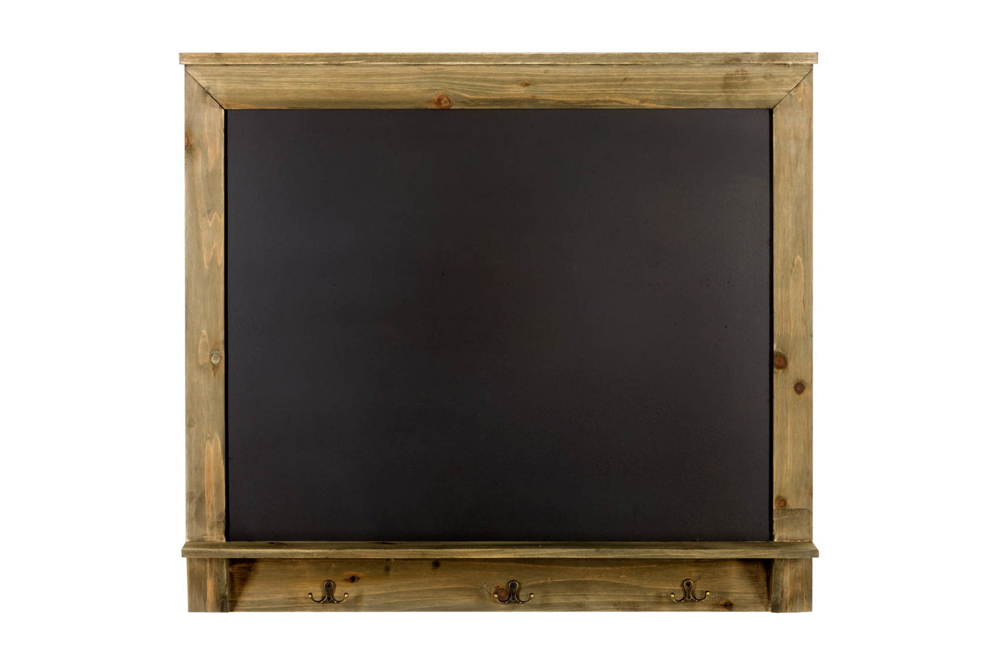 Blackboard with 3 Hooks 79x70cm Perfect for Home Decor & Organization