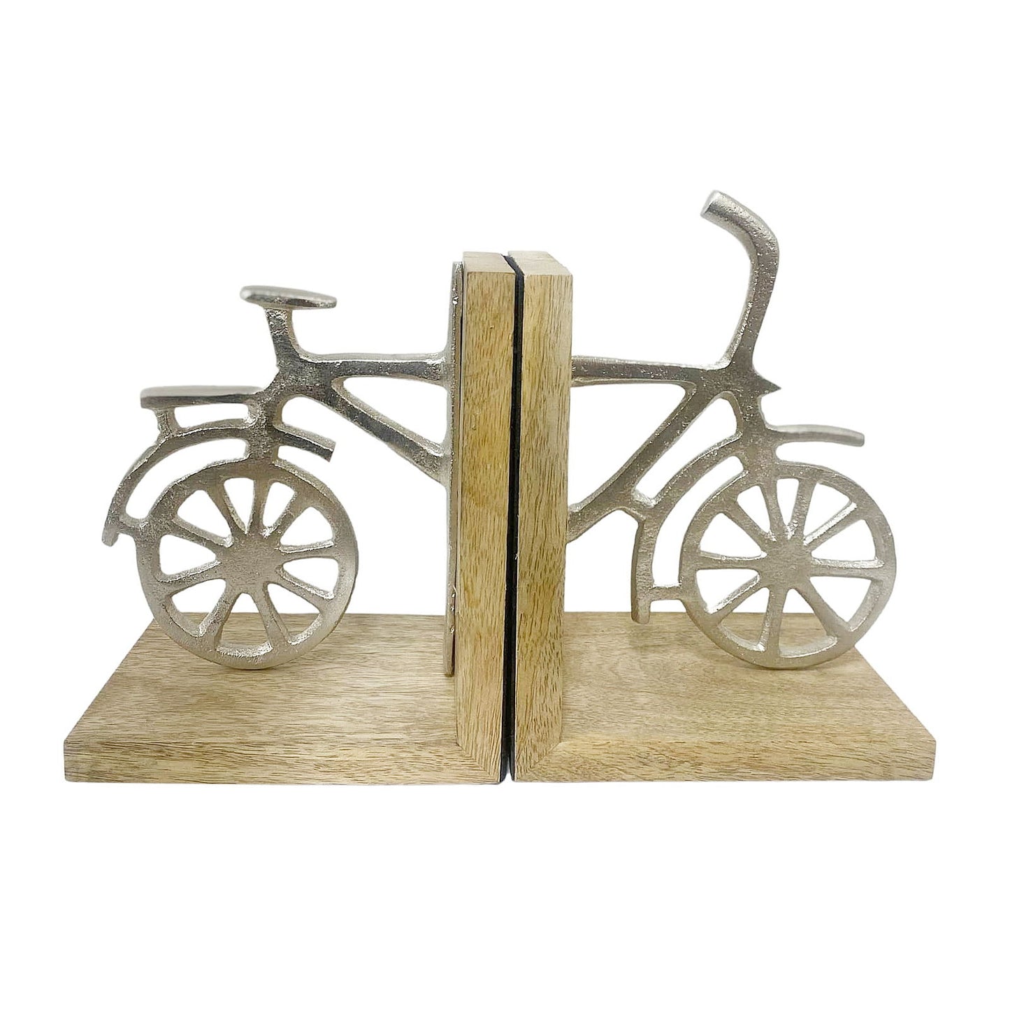 Set of Two Decorative Bicycle Bookends - Perfect Gift for Cyclists