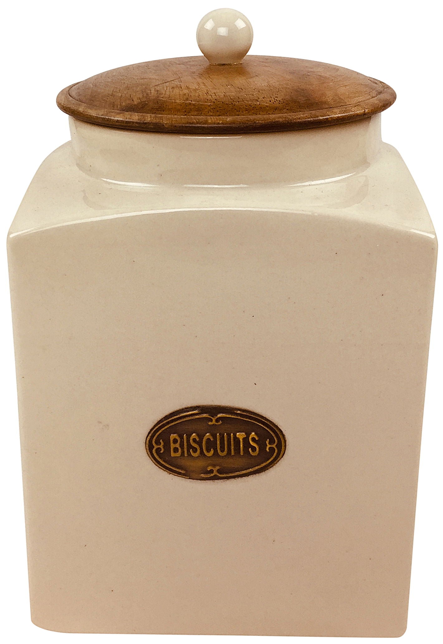 Vintage Ceramic Biscuit Jar Decorative Kitchen Storage Retro Home Decor