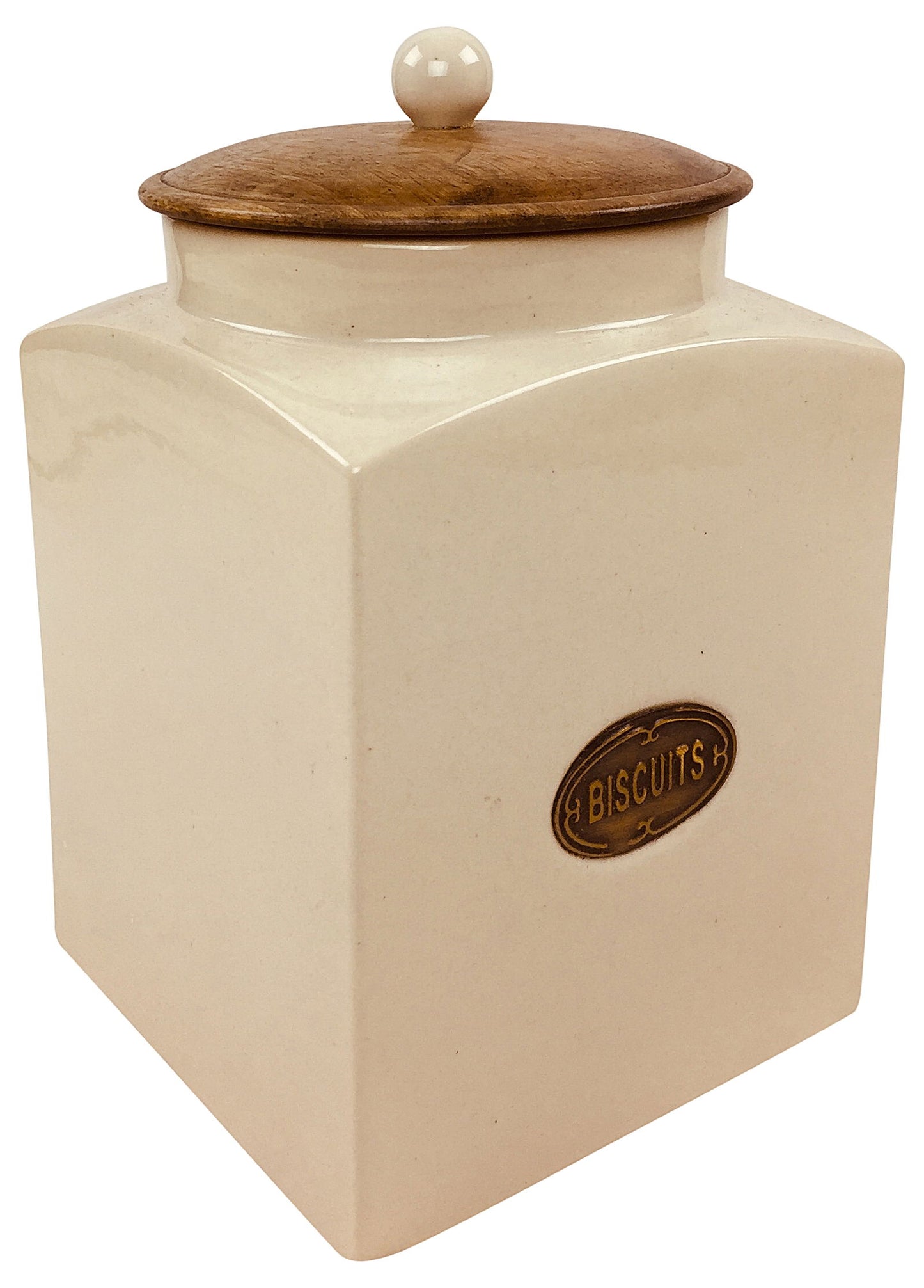 Vintage Ceramic Biscuit Jar Decorative Kitchen Storage Retro Home Decor