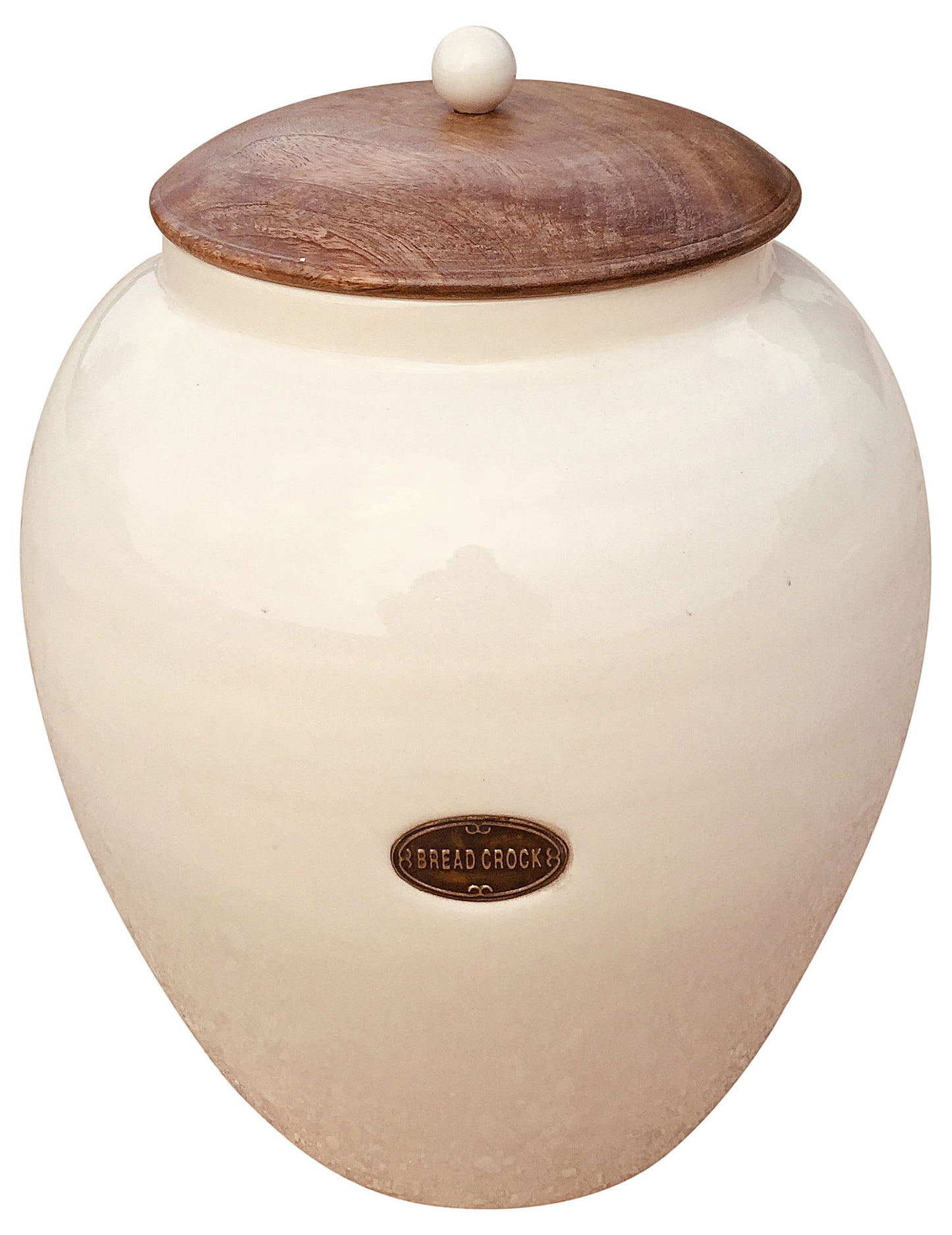 Cream Ceramic Bread Bin Stylish Kitchen Storage Perfect for Fresh Bread