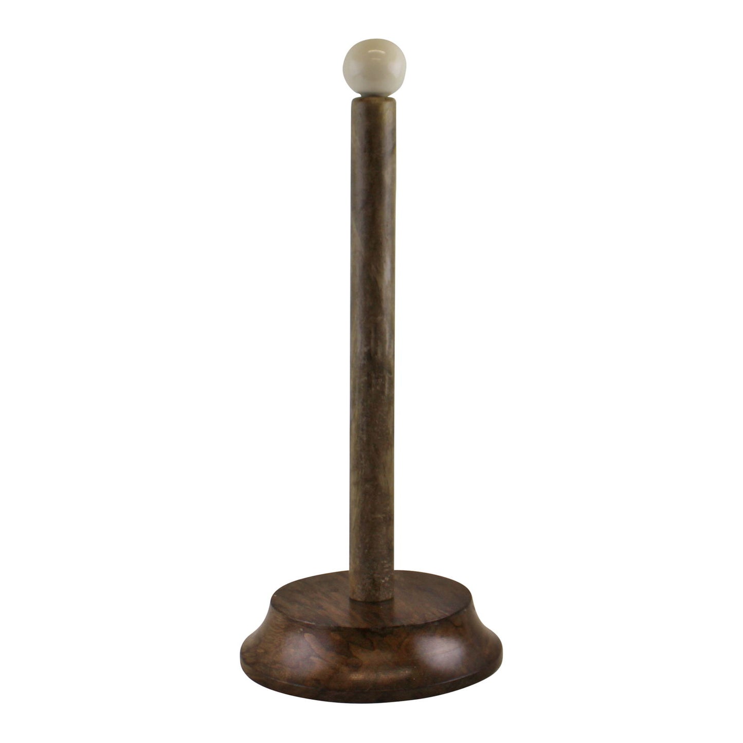 Country Cottage Wooden & Ceramic Kitchen Roll Holder Rustic Home Decor