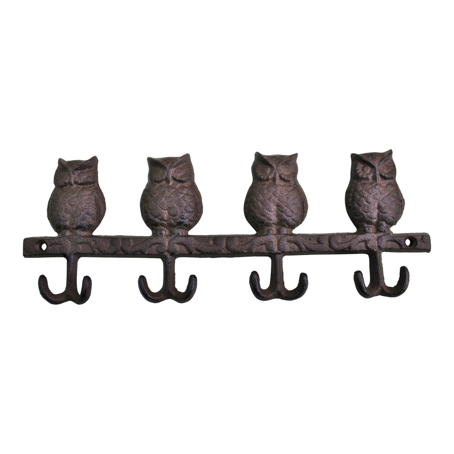 Rustic Cast Iron Owl Wall Hooks Decorative Home Decor Unique Wall Hangers