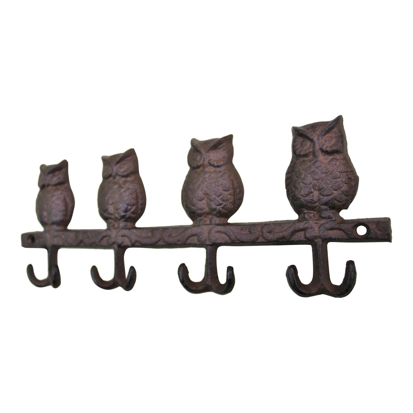 Rustic Cast Iron Owl Wall Hooks Decorative Home Decor Unique Wall Hangers