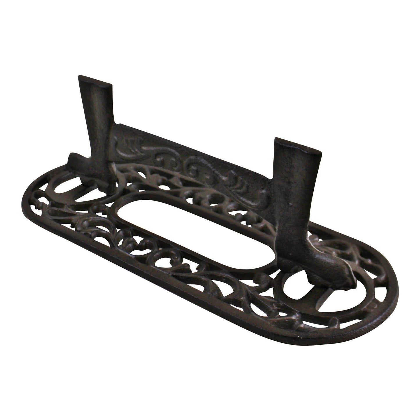 Cast Iron Ornate Boot Scraper Vintage Outdoor Entrance Mat Decorative