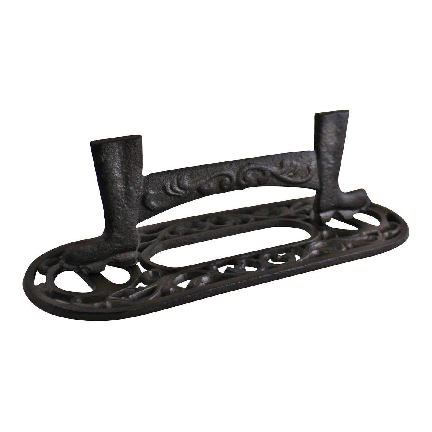 Cast Iron Ornate Boot Scraper Vintage Outdoor Entrance Mat Decorative