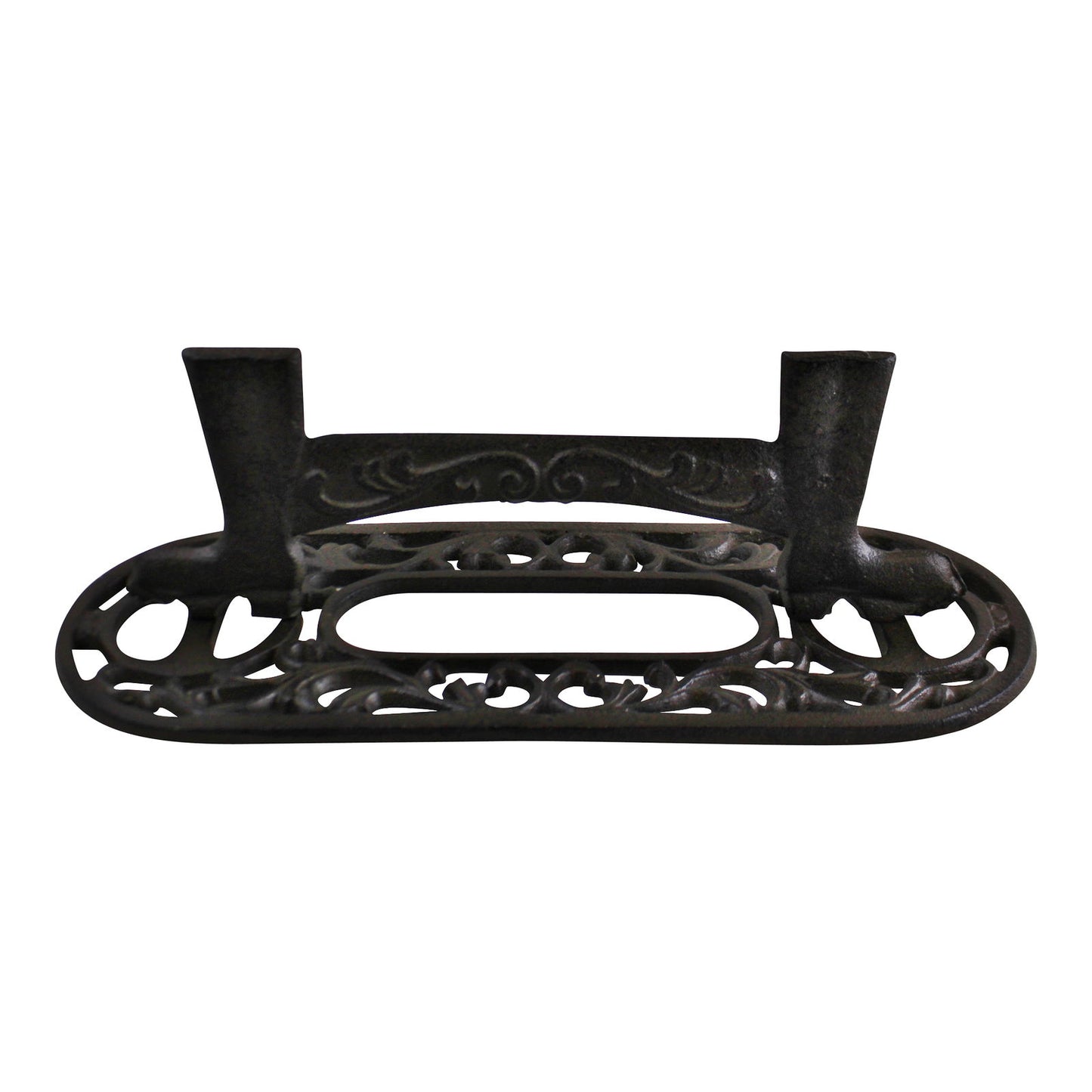 Cast Iron Ornate Boot Scraper Vintage Outdoor Entrance Mat Decorative