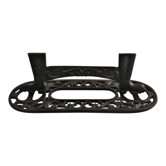 Cast Iron Ornate Boot Scraper Vintage Outdoor Entrance Mat Decorative