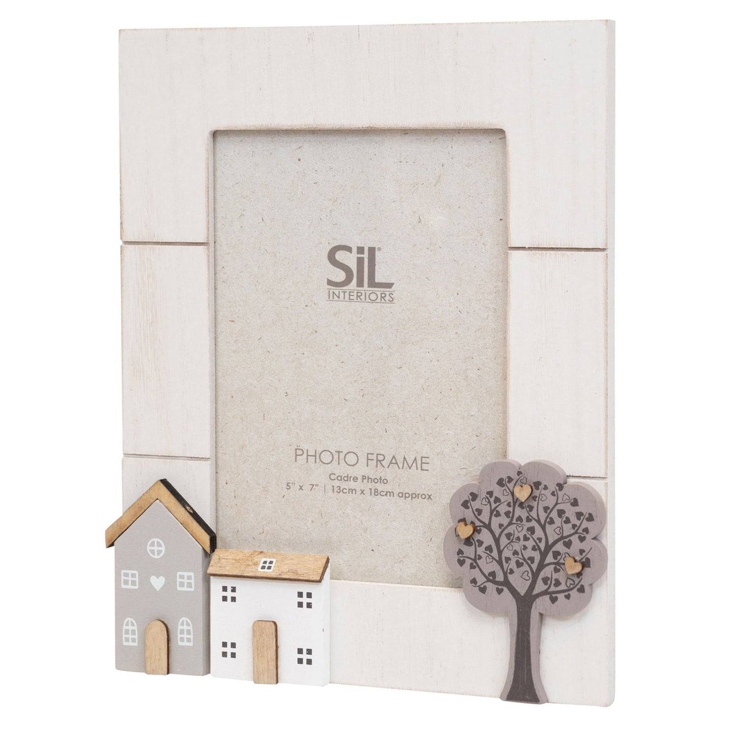 Wooden Photo Frame for 5x7 Pictures Rustic Decor for Home & Office