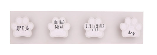 Pet Dog Four Hooks Durable Leash Holder for Home Organization