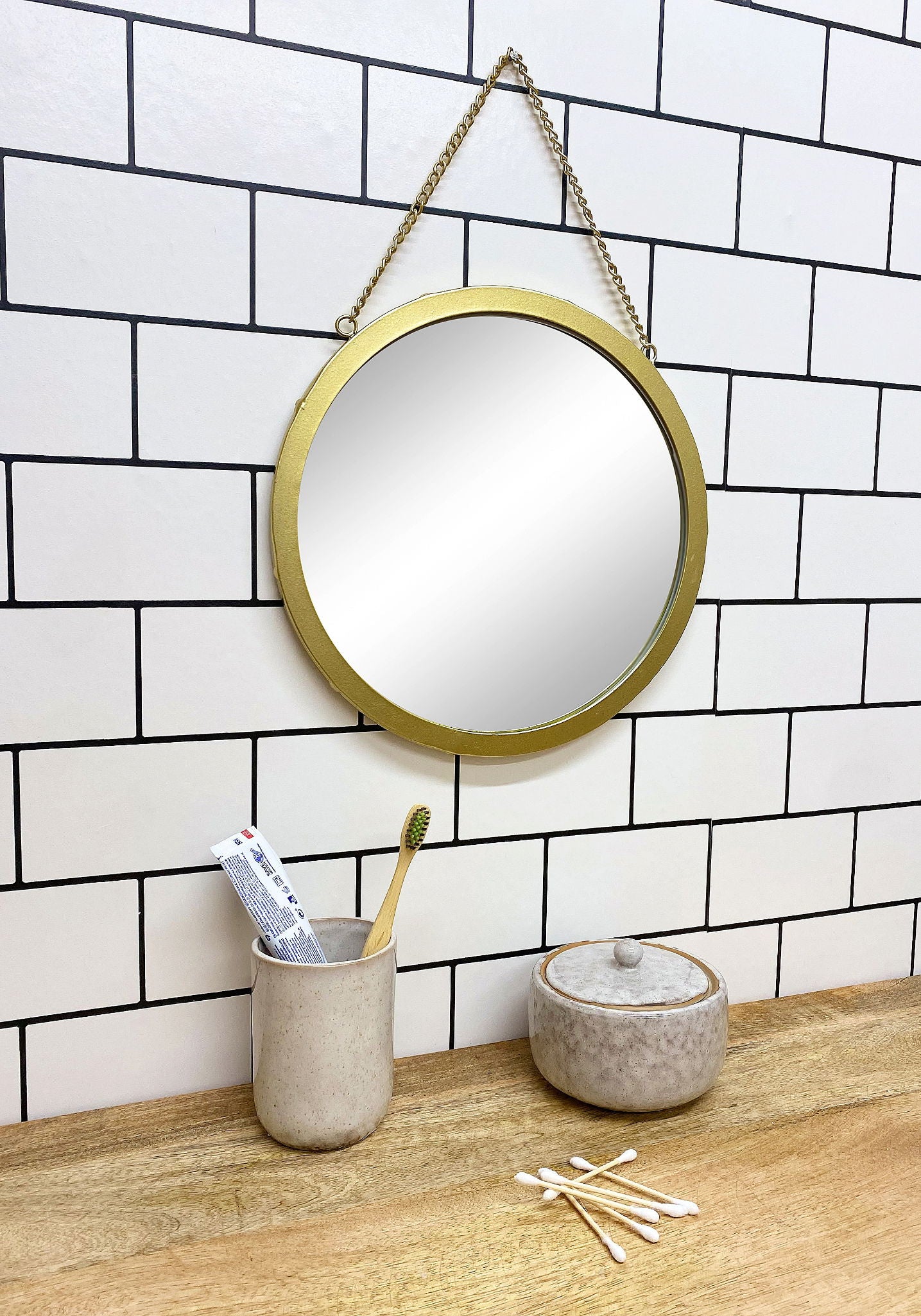 Taupe Ceramic Pot with Lid Stylish Home Decor Planter Kitchen Storage