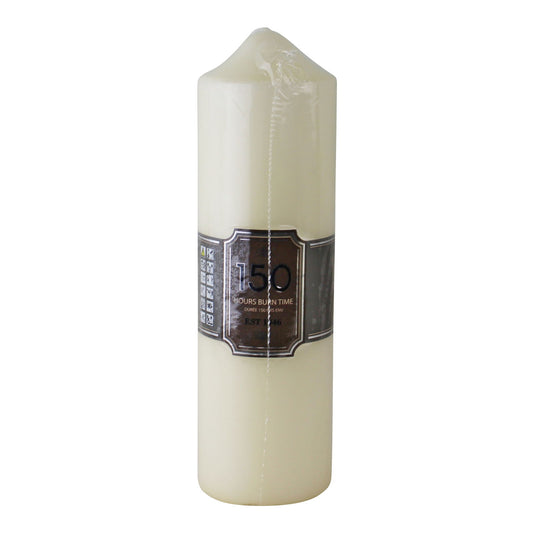 Overdipped Church Pillar Candle 150 Hour Burn Time Perfect for Home Decor