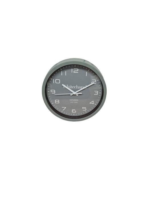 20cm Grey Tonal Clock Stylish Home Decor Modern Design Perfect for Any
