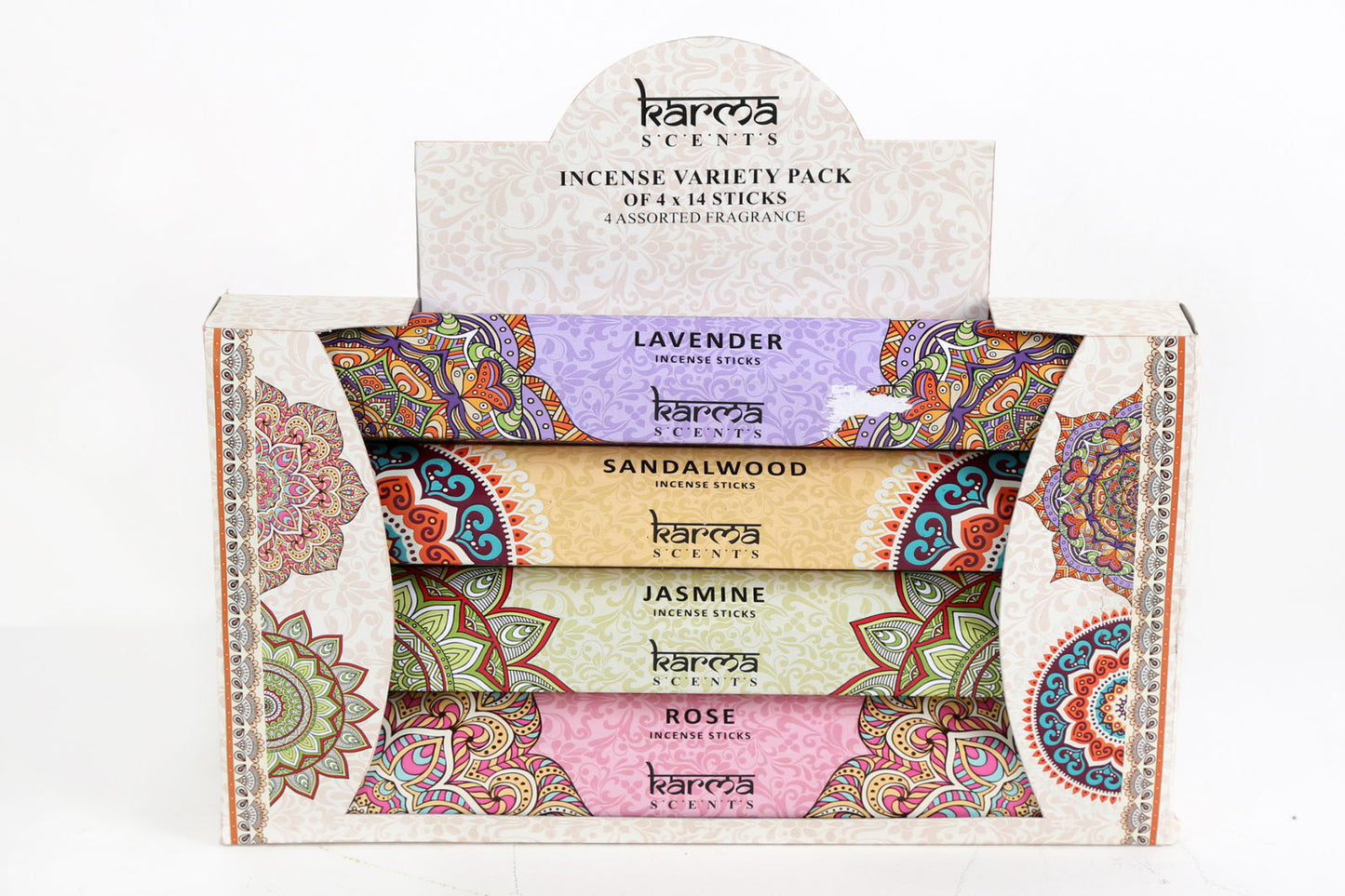 Variety Pack of Karma Incense Sticks Aromatherapy Natural Fragrance Relaxation