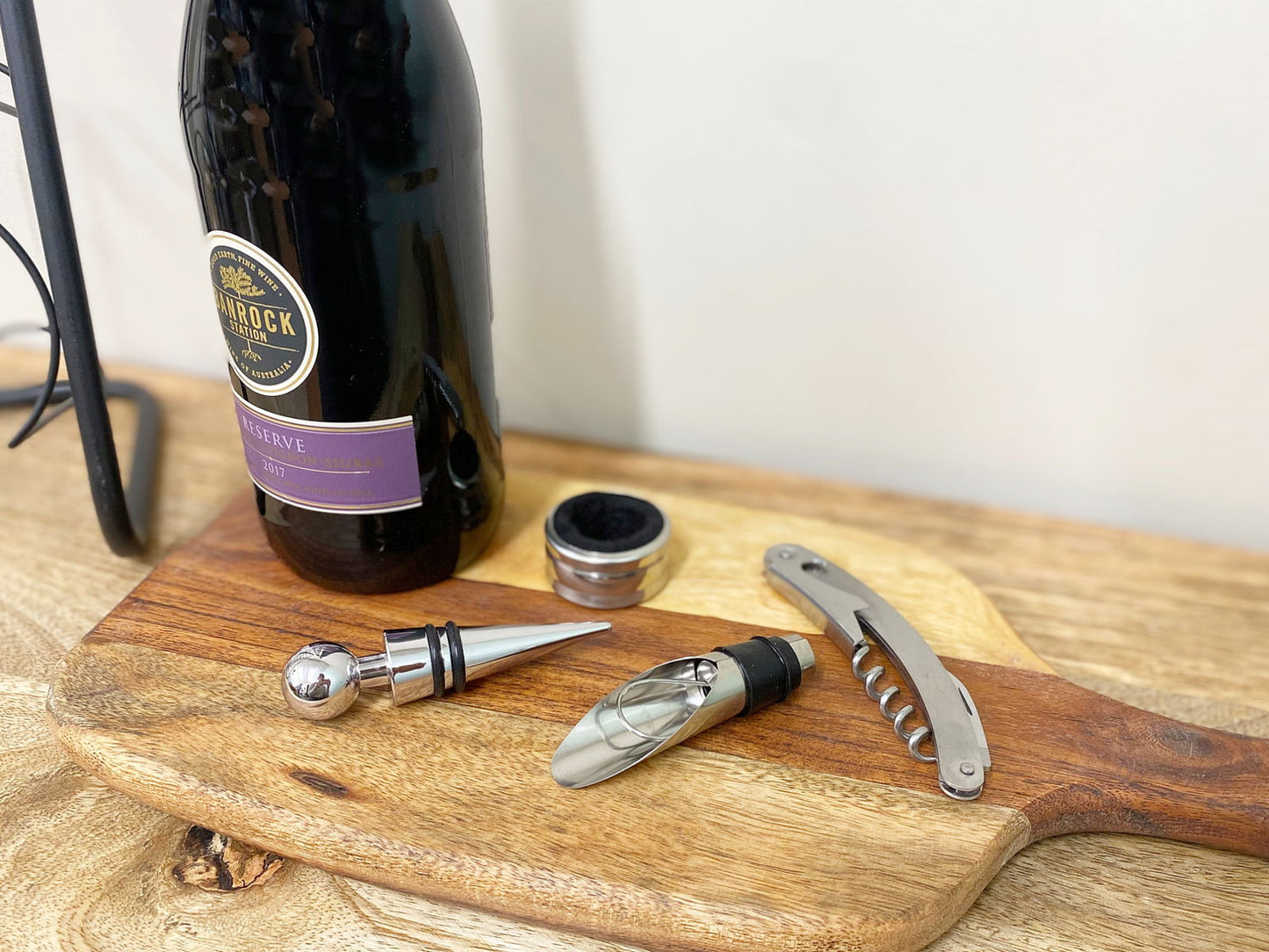 Premium Wine Accessories Set Gentleman's Wine Tool Kit for Enthusiasts