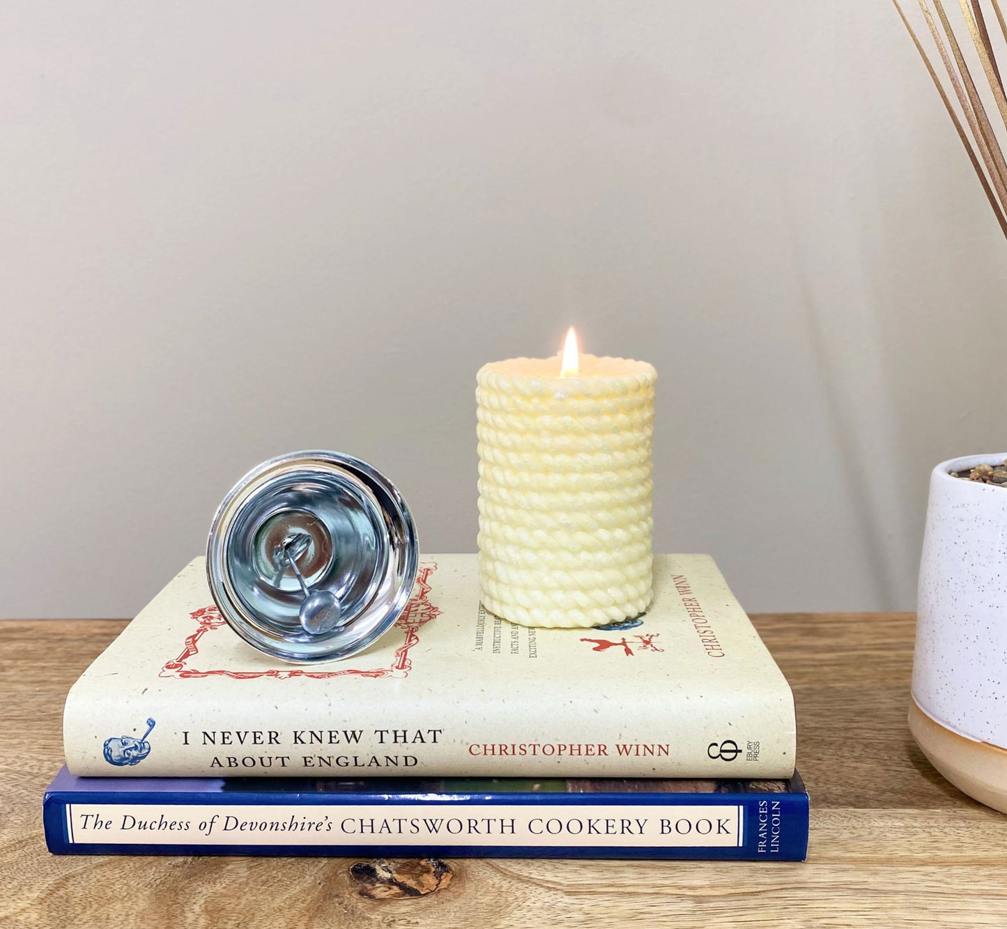 Classic Black & Silver Hand Bell Decorative Home Accent Perfect for Collectors