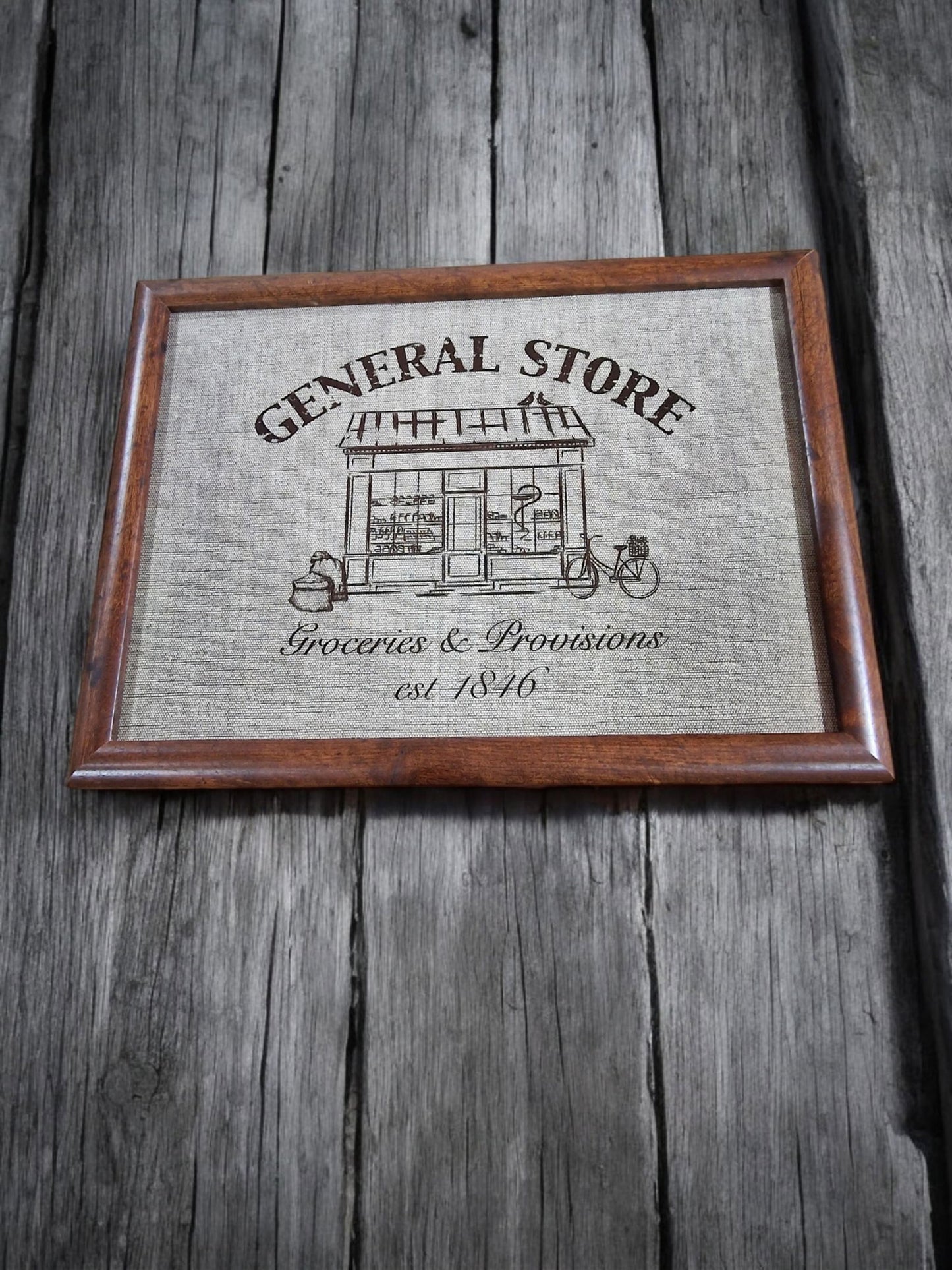 General Store Lap Tray 43x32cm Portable Lightweight Ideal for Home & Travel