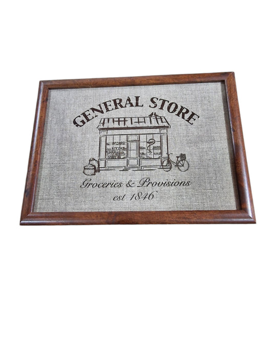 General Store Lap Tray 43x32cm Portable Lightweight Ideal for Home & Travel