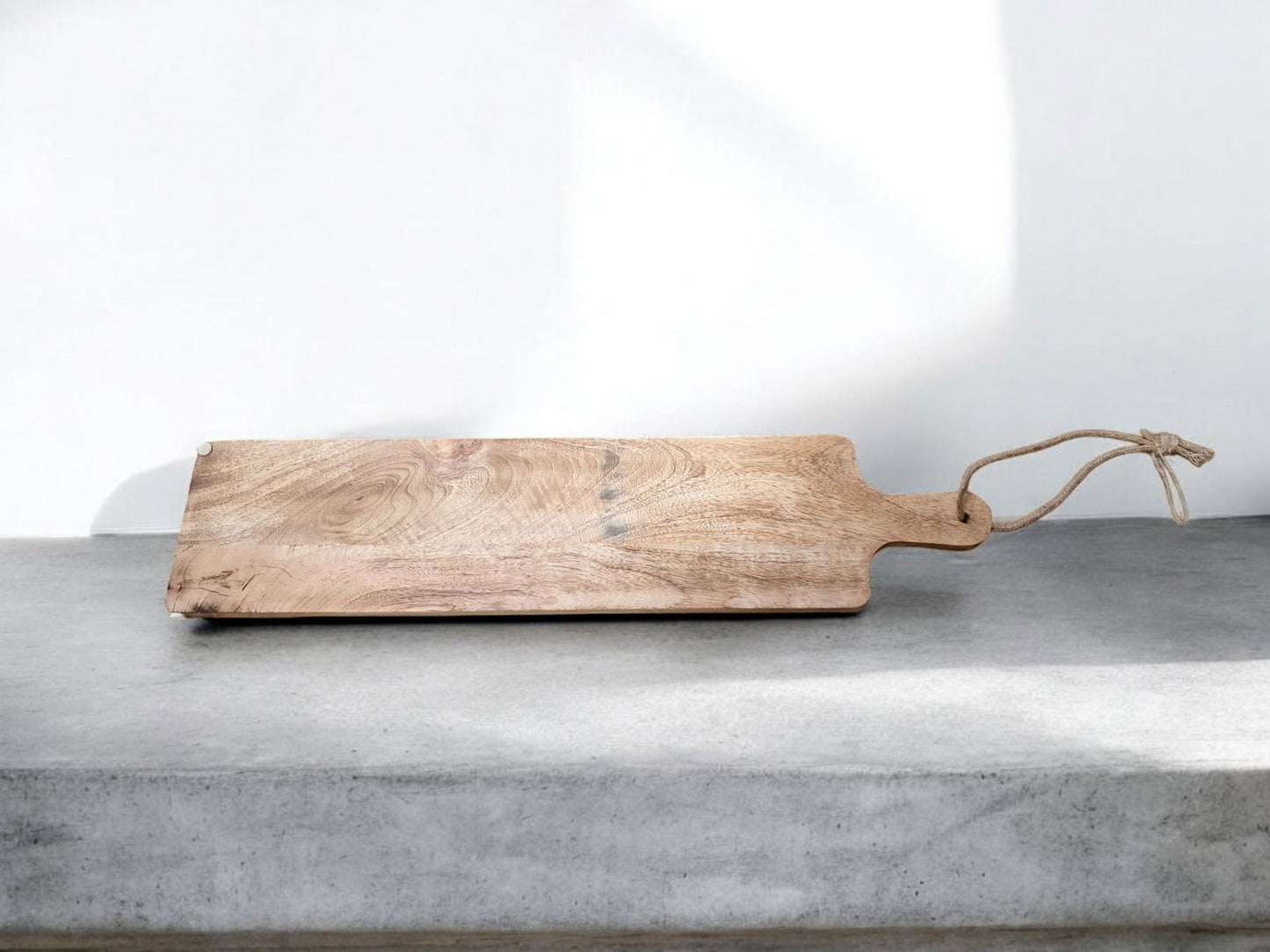 Mango Wood Chopping Board 70x16cm Durable Kitchen Cutting Board