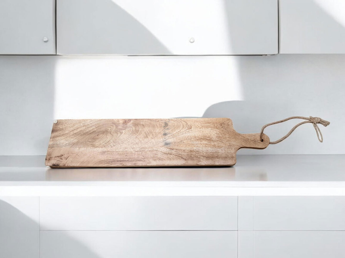 Mango Wood Chopping Board 70x16cm Durable Kitchen Cutting Board